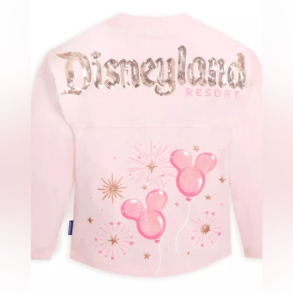 NWT Disney Parks Sequin Mickey Mouse Balloons Spirit Jersey 2024 Disneyland XL